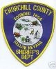 Churchill County Sheriff's Patch